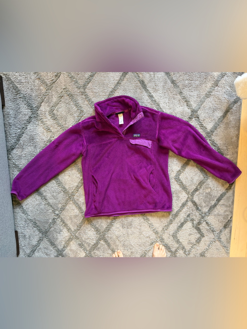 Patagonia Women's Purple Re-Tool Snap-T Fleece Pullover